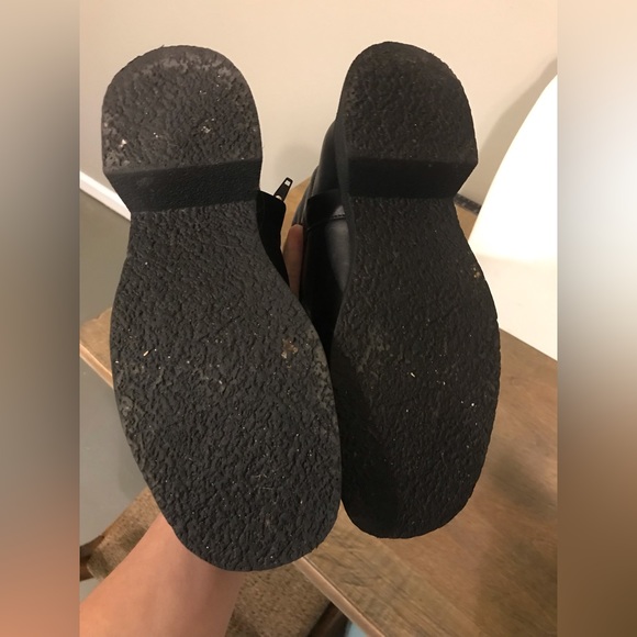 Chunky Sole Leather Boots - Picture 9 of 13